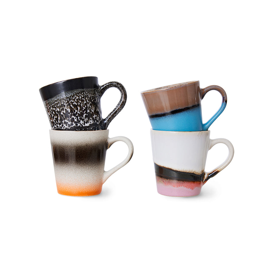 Espresso Tassen "Funky" (4er Sets)