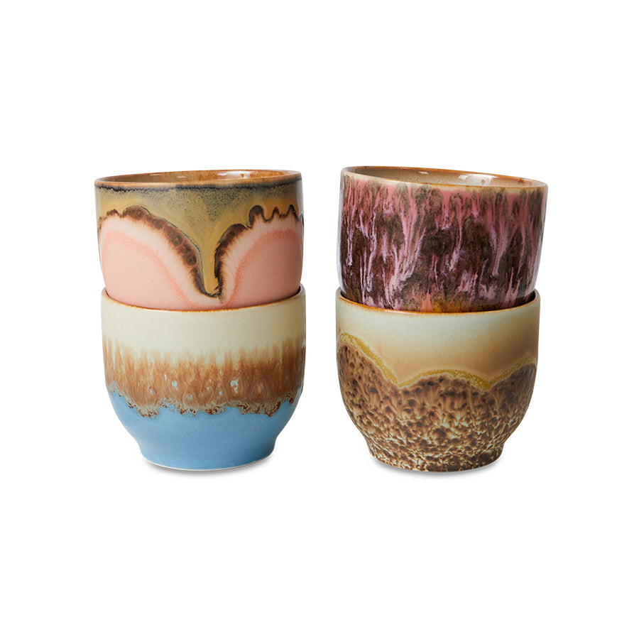 Café Becher "Lagoon" (4er Set)