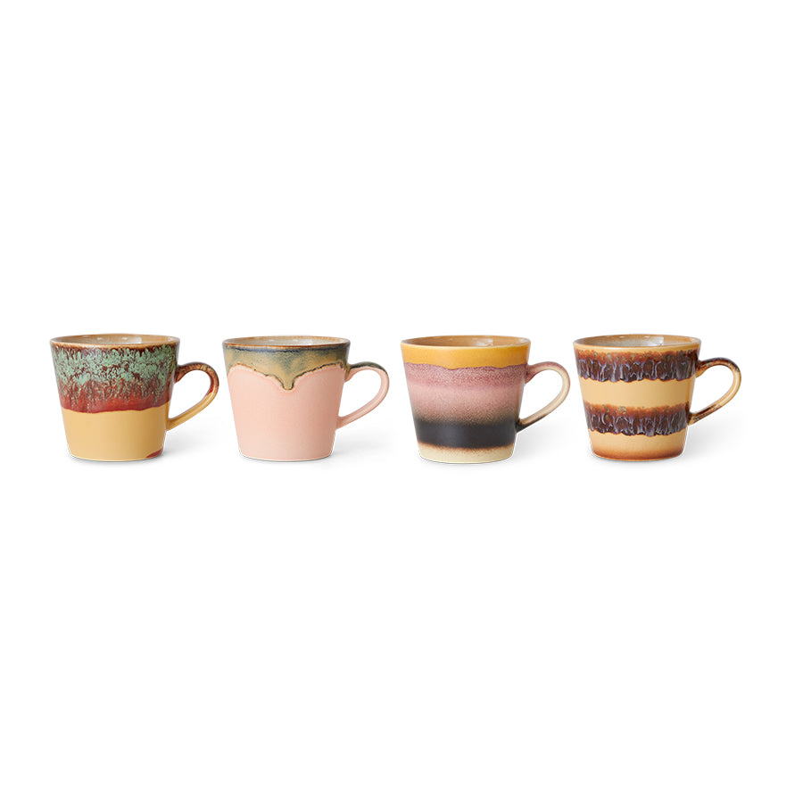 Cappuccino Tassen "Vista" (4er Set)